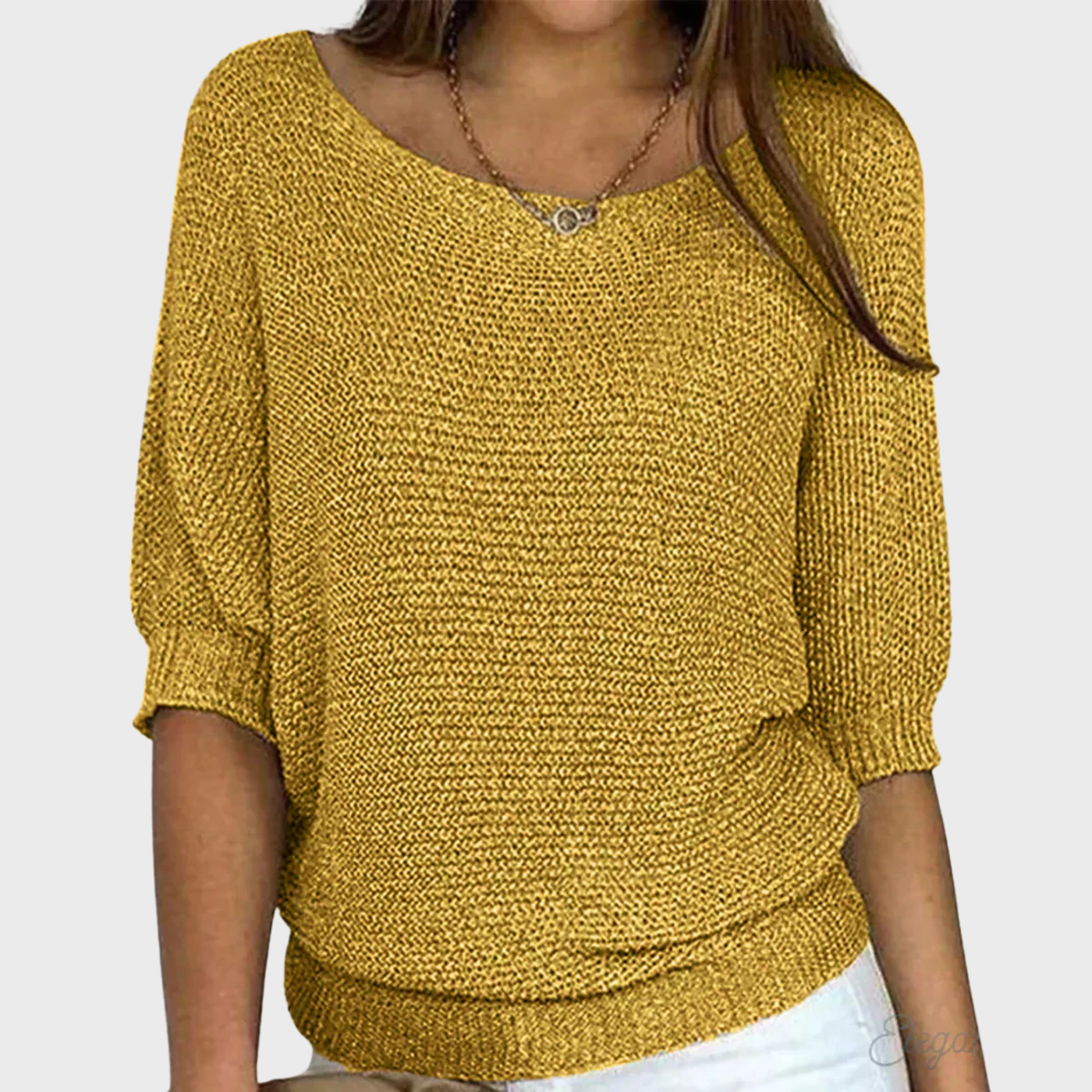 Natalie – Cosy Sweater with Round Neck