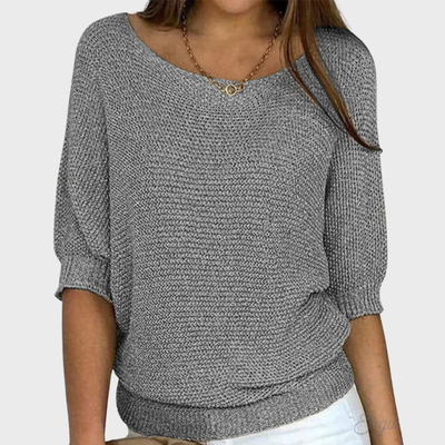 Natalie – Cosy Sweater with Round Neck