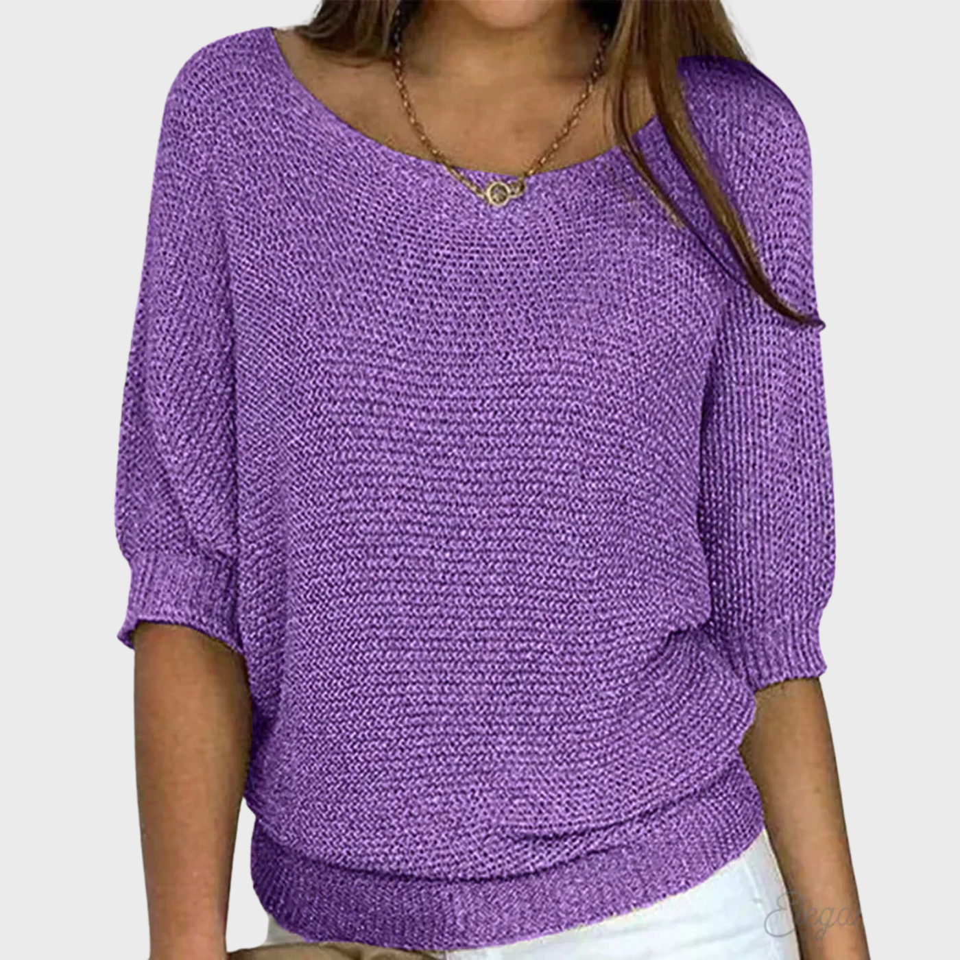 Natalie – Cosy Sweater with Round Neck
