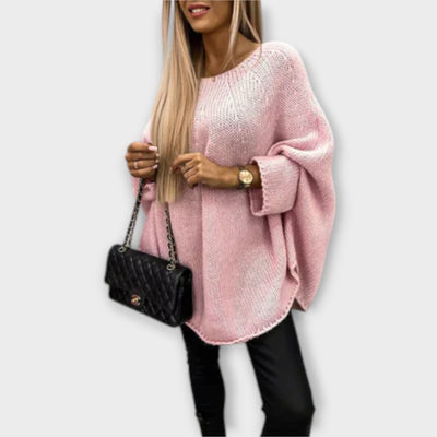 Stylish Women's Sweater with Round Neckline
