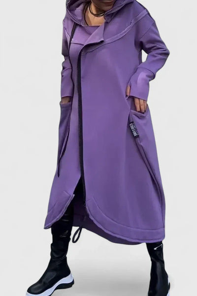 Jessamine | Side Zip Hooded Cardigan