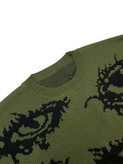 Liora | Soft Knit Sweater with Eye Pattern